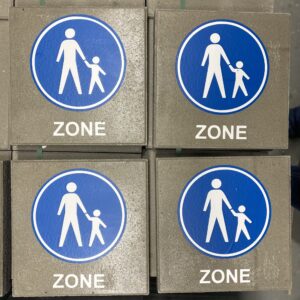 Symbooltegel | Voetpad zone