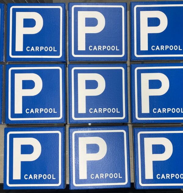 Symbooltegel | Carpool parkeerplaats - Afbeelding 3
