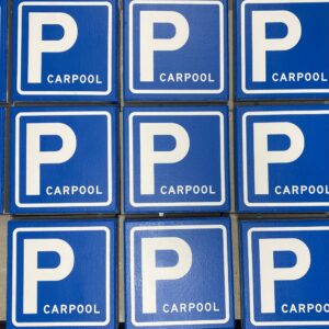 Symbooltegel | Carpool parkeerplaats