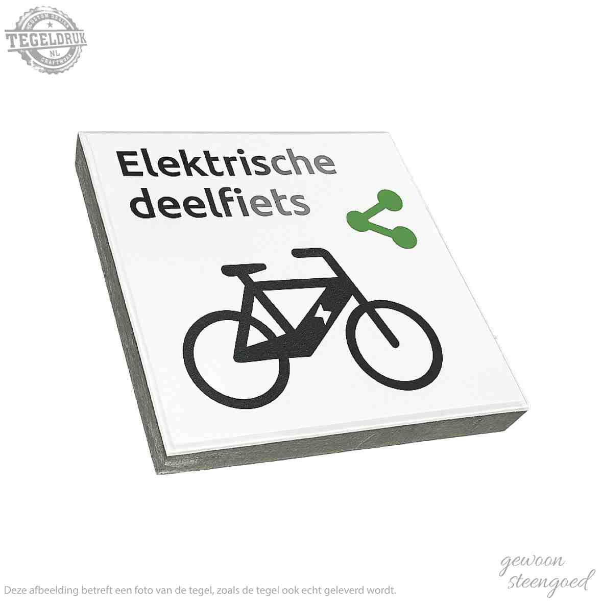 Symbooltegel | Elektrische deelfiets