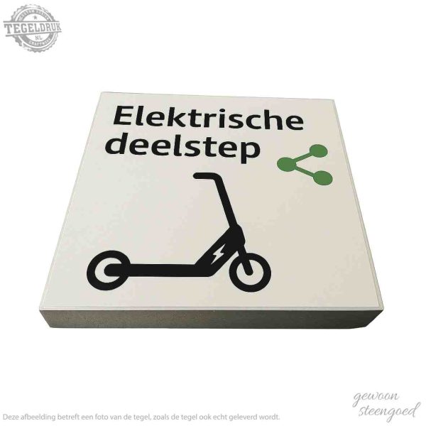 Symbooltegel | Elektrische Deelstep