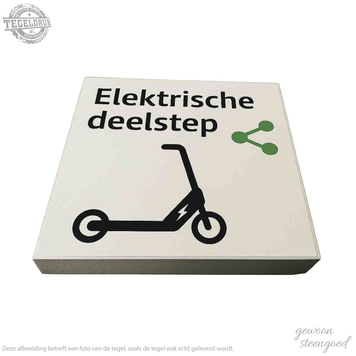 Symbooltegel | Elektrische Deelstep