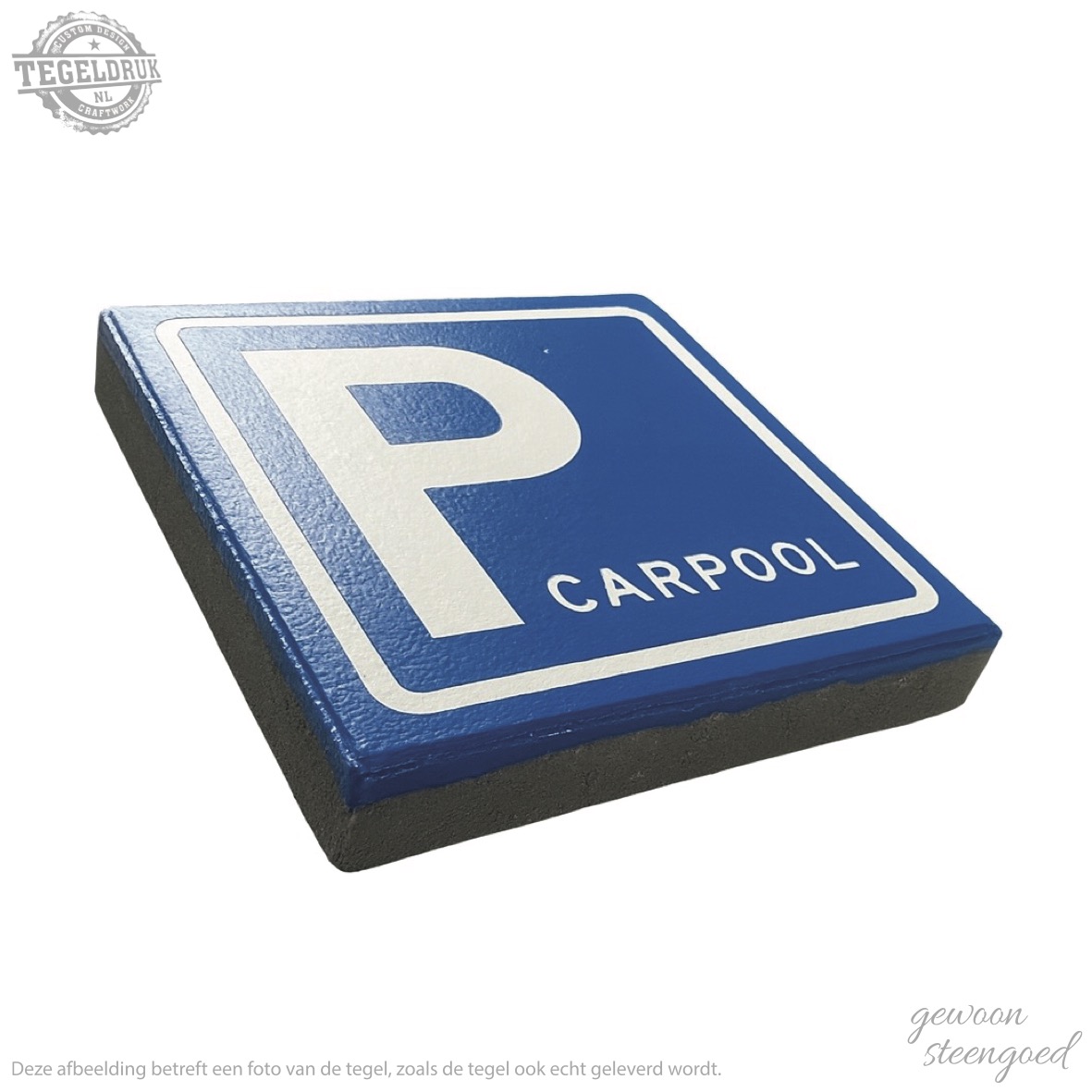 Symbooltegel | Carpool parkeerplaats - Afbeelding 2
