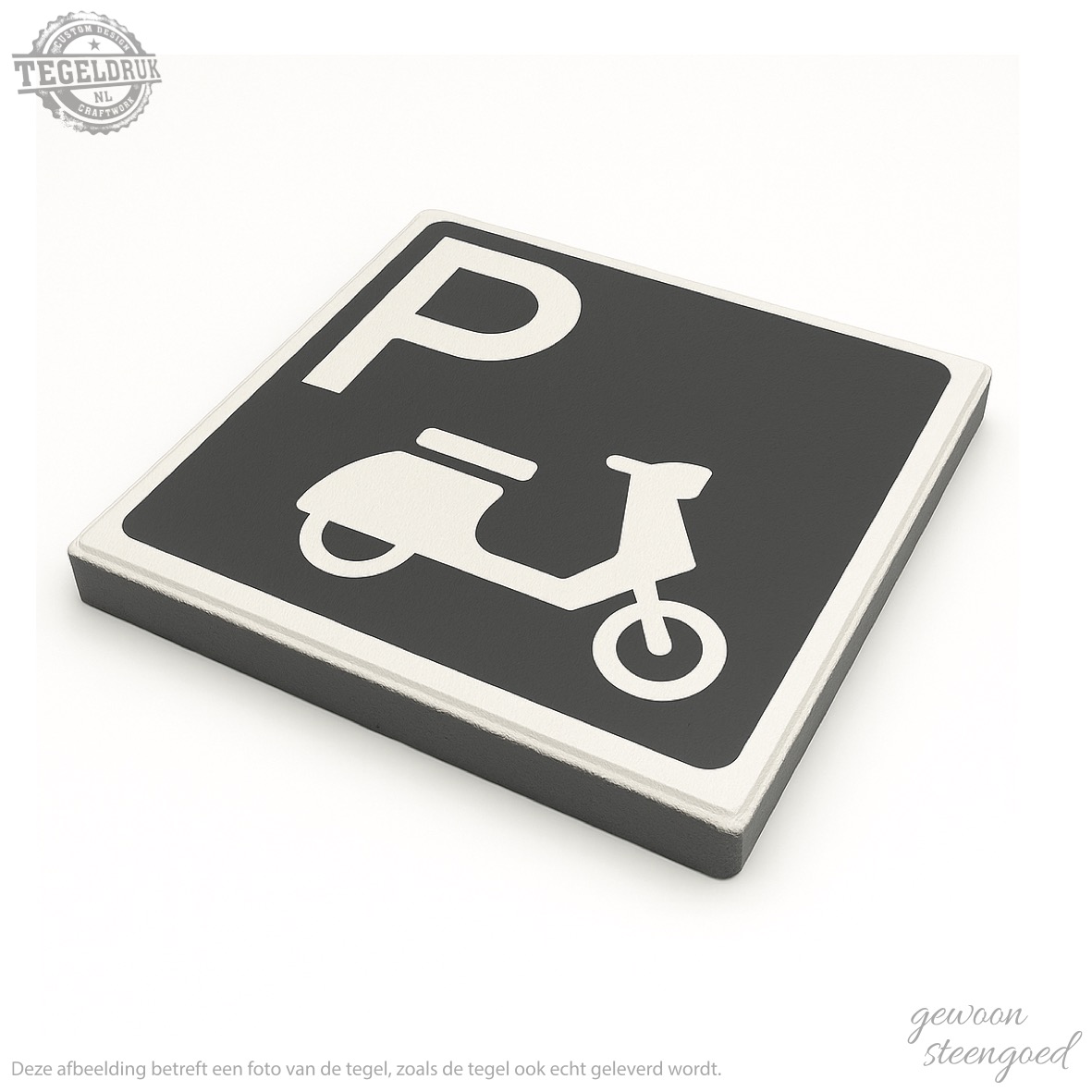 Symbooltegel | Parkeren scooter