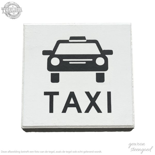 Symbooltegel | Taxistandplaats